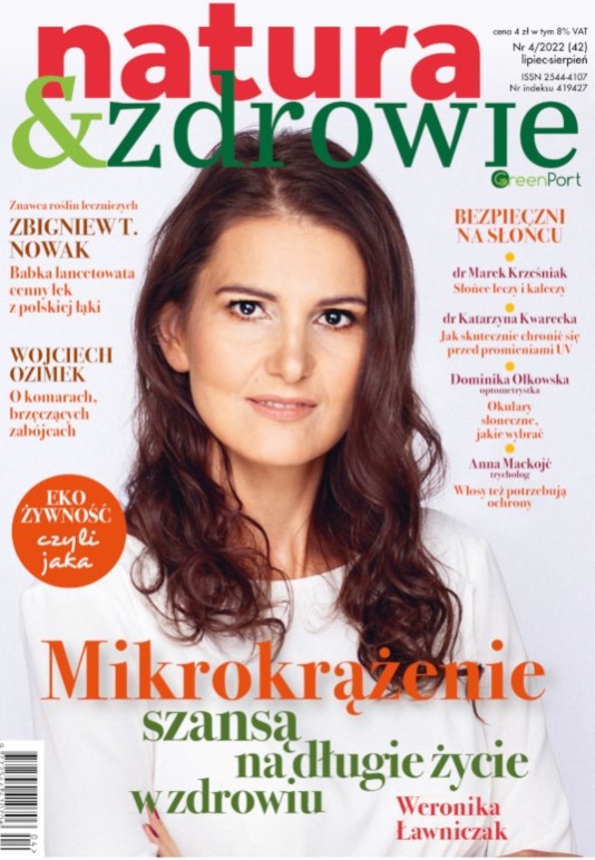 Okładka natura i zdrowie lipiec - sierpień 2022